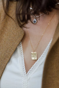 Goldie Rectangle Layering Necklace