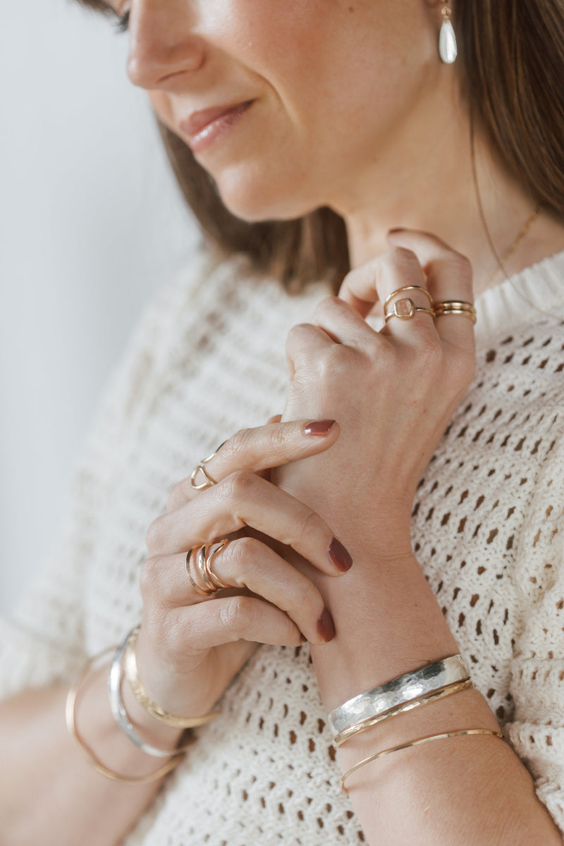 Arch Ring – Ginger & Pearl Jewelry