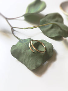 Hammered Wrap Ring