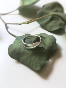 Hammered Wrap Ring